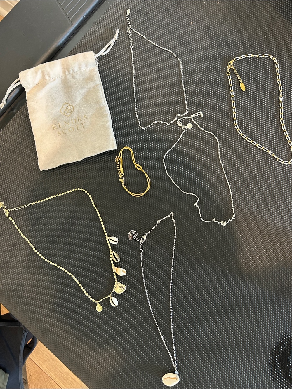 BUNDLE Altar'd State Layered Gold and Silver Shell Charm Necklace Set